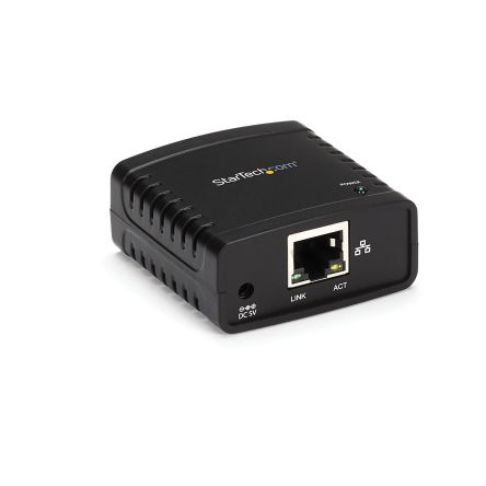 StarTech.com Serial Device Server, 1 Ethernet Port, USB A, RJ45 Interface
