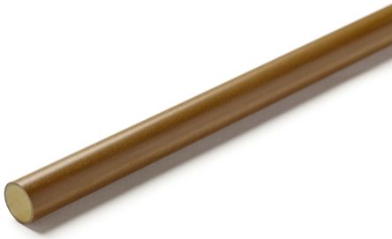 RS PRO Brown Polyamide-imide PAI Rod, 300mm X 25.4mm Diameter