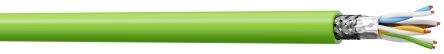 AXINDUS, 100m Cat5e, Green, SF/UTP Shielded, Unterminated