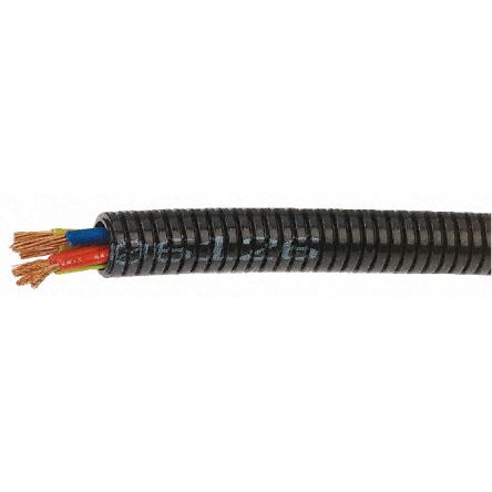 PMA Conducto Para Cable Flexible VOH De Plástico Negro, Long. 5m, Ø 40mm, Rosca M40, IP66, IP68