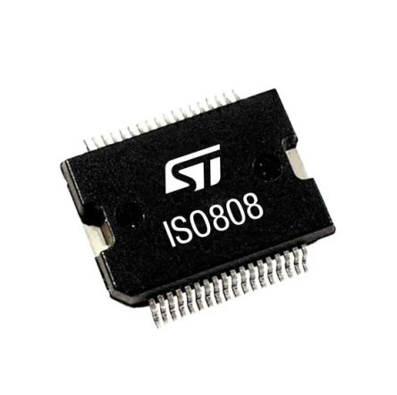 STMicroelectronics Switch Di Alimentazione CI High Side, 8 Canali, PowerSO-36, 36 Pin, 36 V, 1A