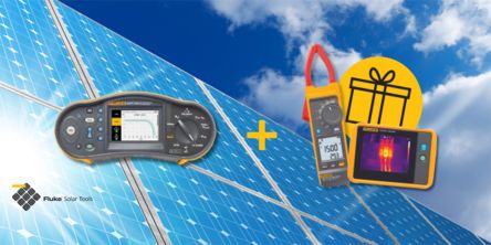 Fluke SMFT-1000 Solar Tools Kit Multifunction Tester, 1000V, Earth Resistance Measurement With Optical USB