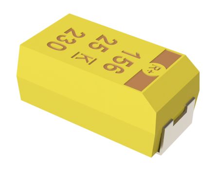 KEMET T495 Kondensator, MnO2, 47μF, 16V Dc SMD, ±10%, Gehäuse D, +125°C
