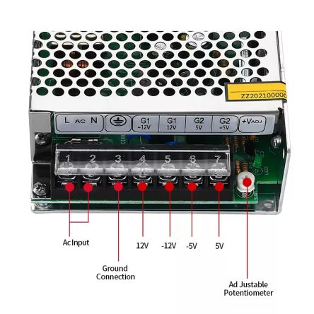 RS PRO Fuente De Alimentación Conmutada Integrada (SMPS), 12V Dc, 6A, 54W, 2 Salidas, Montaje En Pared