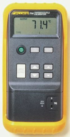 FLUKE-714 Fluke | Fluke 0620093 Thermocouple Calibrator | 263-2693 | RS ...