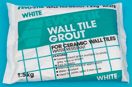 478701 Evo Stik Wall Tile Grout Powder 500g 264 1243 478701 Evo Stik Wall Tile Grout