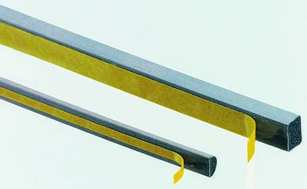 UVOX FOF-1006-AC, Shielding Strip Of Ni/Cu Layered Metallized Fiber/Polyether Urethane Foam With Self-Adhesive 1m X 4.8mm X