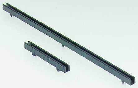 Essentra PCB Card Guide Vertical Mount 114.3mm Long, 1.6mm Thick Max.