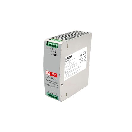 RS PRO DIN-Schienen Netzteil DIN-Schienen Netzteil 120W, 180 - 600V Ac, 24 - 28V / 5A