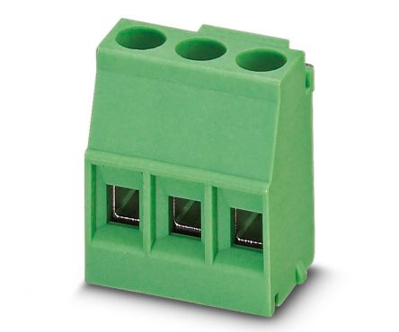 Phoenix Contact PCB Terminal Block, 5mm Pitch, Through Hole Mount, 1-Row