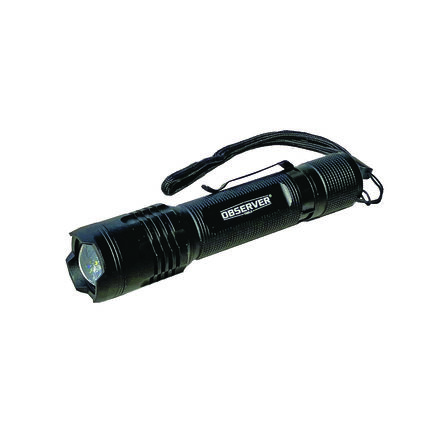 Observer Tools OBS-FL2 LED Pocket LED Torch Black - Rechargeable 1000 Lm, 135 Mm