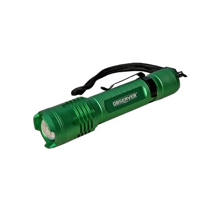 Observer Tools OBS-FL2-G Akku LED Taschenlampe LED Grün Im Alu-Gehäuse, 1000 Lm / 230 M, 135 Mm
