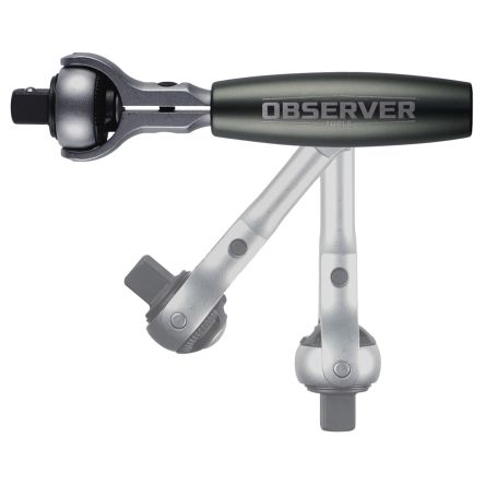 Observer Tools OBS-SR38 3/8 In Square Ratchet With Rotator Handle, 125 Mm Overall