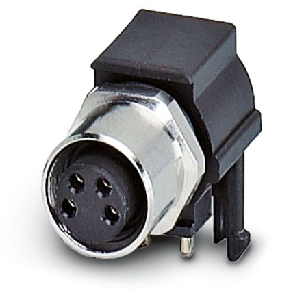 Phoenix Contact Circular Connector, Rear Mount, M8 Connector, Socket