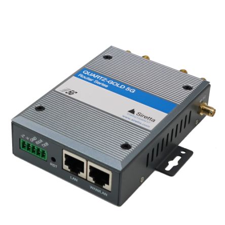 Siretta QUARTZ-GOLD-W21-5G (GL) Industrie-Router 3G, 4G, 5G 900 Mbps 2.4GHz IEEE 802.11a/b/g/n/ac 650 →