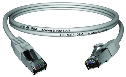 CAE Multimedia Connect CAE, 10m Cat6, Grey RJ45 to RJ45, F/UTP, Terminated