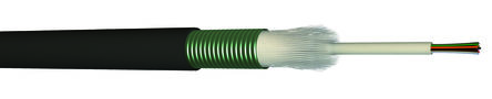 CAE Multimedia Connect Multi Mode OM3 Fibre Optic Cable, 50/125μm, Black, 100m