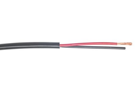 S2Ceb-Groupe Cae 2 Core Speaker Cable, 2.5 mm² CSA, 7.7mm od, 100m, Black