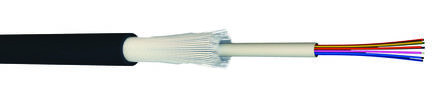 CAE Multimedia Connect Multi Mode OM3 Fibre Optic Cable, 6.5mm, Black, 100m