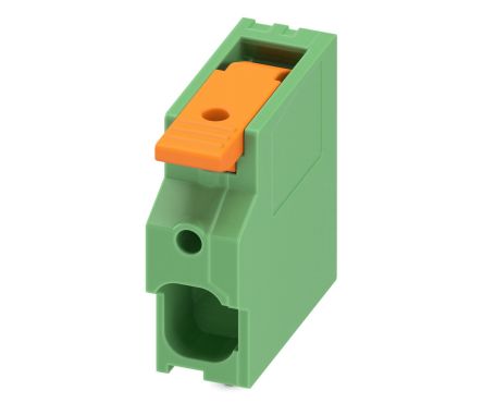 Phoenix Contact 5, LPT 6/ 1-7 Series PCB Terminal Block, 1-Contact, 7.5mm Pitch, PCB Mount, 1-Row, PCB Termination