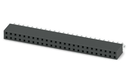 Phoenix Contact 54D/ 50-SH-0-BT, FQ 2 Series Surface Mount Socket Strip, 2-Row, 2.54mm Pitch, SMD Termination
