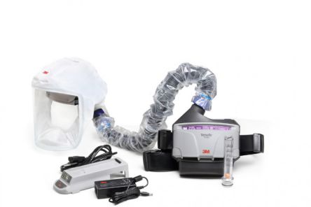 3M Gebläse-Atemschutzmaske Versaflo Powered Air Respirator System Ready To Use Kits TR-300+ Series, Elektrisch /