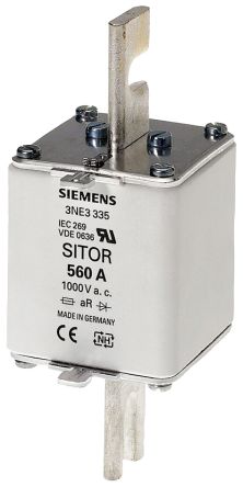 Siemens 450A NH Fuse, NH2, 1kV Ac