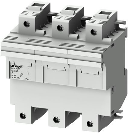 Siemens Sicherungshalter SENTRON Für 22.2 X 58mm Sicherungen 100A 690V Ac 3-polig