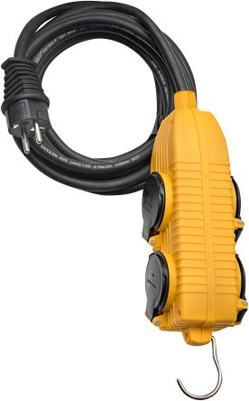 brennenstuhl 10m 4 Socket Type E - French Extension Lead, 230 V, IP44