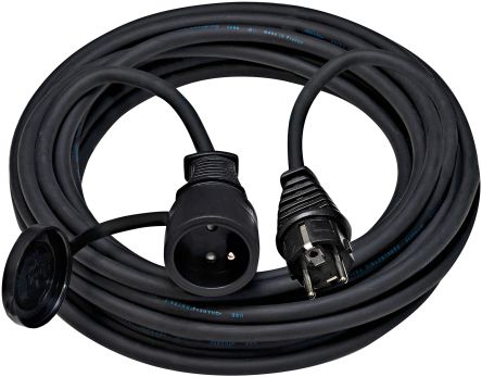 brennenstuhl 25m 1 Socket Type E - French Extension Lead, 230 V, IP44
