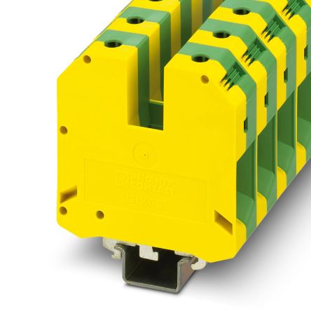 Phoenix Contact 3048195 USLKG 95 B Series Green, Yellow, 95mm², 1-Level, Screw Termination