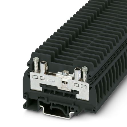 Phoenix Contact 3057348 URTK/S-IB BK Series Black, 6mm², 1-Level, Screw Termination