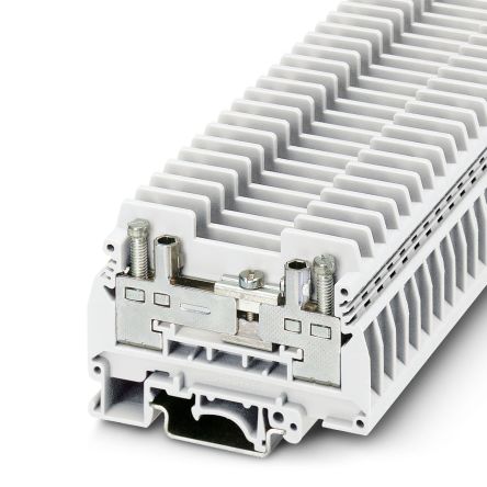 Phoenix Contact 3057364 URTK/S-IB WH Series White, 6mm², 1-Level, Screw Termination