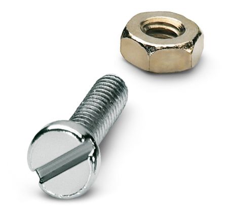 Phoenix Contact FTP SCREW M3X4.5 Series Screw for Use with DIN Rail Terminal Blocks