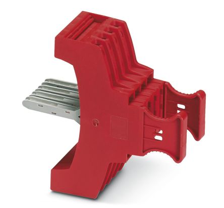 Phoenix Contact FTP-2/4 SERVICE Series Test Plug for Use with Din Rail, 24A