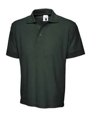 Uneek Polo UC102,, Vert, En Coton, Polyester