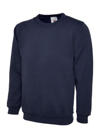 Uneek UC205 Damen Sweatshirt, Baumwolle, Polyester Marineblau, Größe 3XL