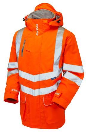 PULSAR Praybourne Warnschutzjacke Orange, Größe 2XL