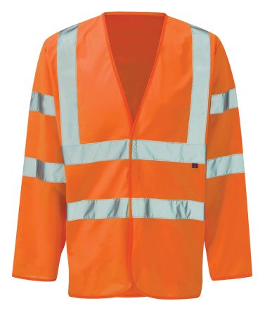 Orbit International Veste Haute Visibilité FRHVJ03R, Orange, Taille XL