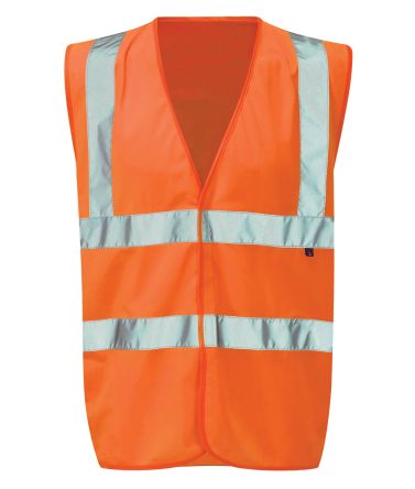 Orbit International Gilet Haute Visibilité Orange, Taille 3XL