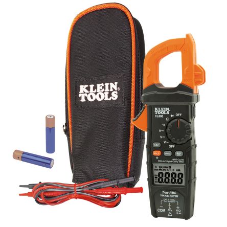 Klein Tools CL600 Zangenmessgerät AC Strommesszange 1000V Ac / 600A Ac, 1000V Dc, 60MΩ