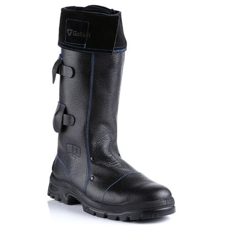 Goliath HM2004WSI Sicherheitsstiefel Schwarz, Mit Stahl-Schutzkappe, Größe 43 / UK 9