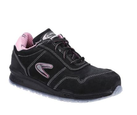 Cofra Damen Sicherheitshalbschuhe Schwarz, Mit Zehen-Schutzkappe, Größe 38 / UK 5