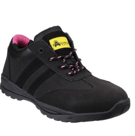 Cofra Zapatillas De Seguridad Para Mujer De Color Negro, Talla 34