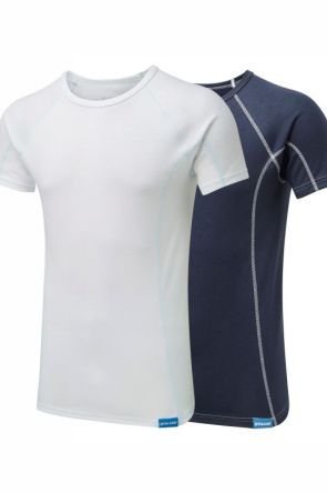 Praybourne T-shirt Thermique 3XL Bleu Marine En Polyester
