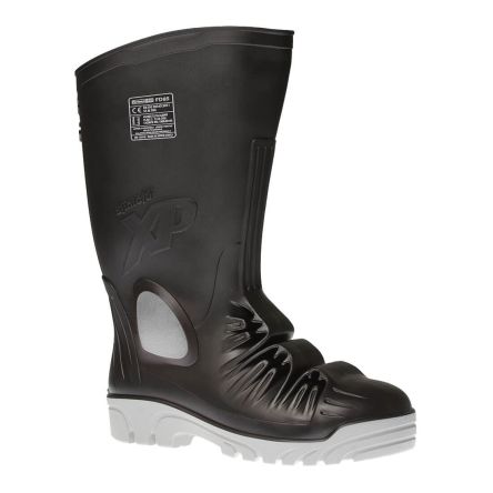 Portwest FD85 Unisex Sicherheitsstiefel Schwarz, Mit Zehen-Schutzkappe EN20345 S5, Größe 47 / UK 12