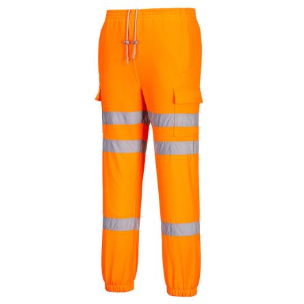 Portwest Pantalones De Alta Visibilidad, Talla 36plg, De Color Naranja, Impermeables