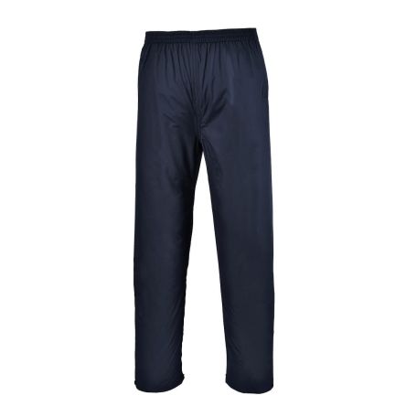 Portwest Pantalón, Azul Marino, Impermeable, 100 % Poliéster S536 36 To 38plg 92 To 96cm