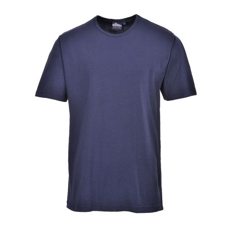 Portwest T-Shirt T-Shirt, Baumwolle, Polyester Marineblau