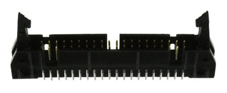 TE Connectivity Conector Macho Para PCB Serie AMP-LATCH De 40 Vías, 2 Filas, Paso 2.54mm, Para Soldar, Montaje En